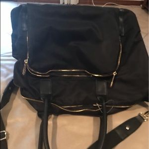 Polyester black weekend bag